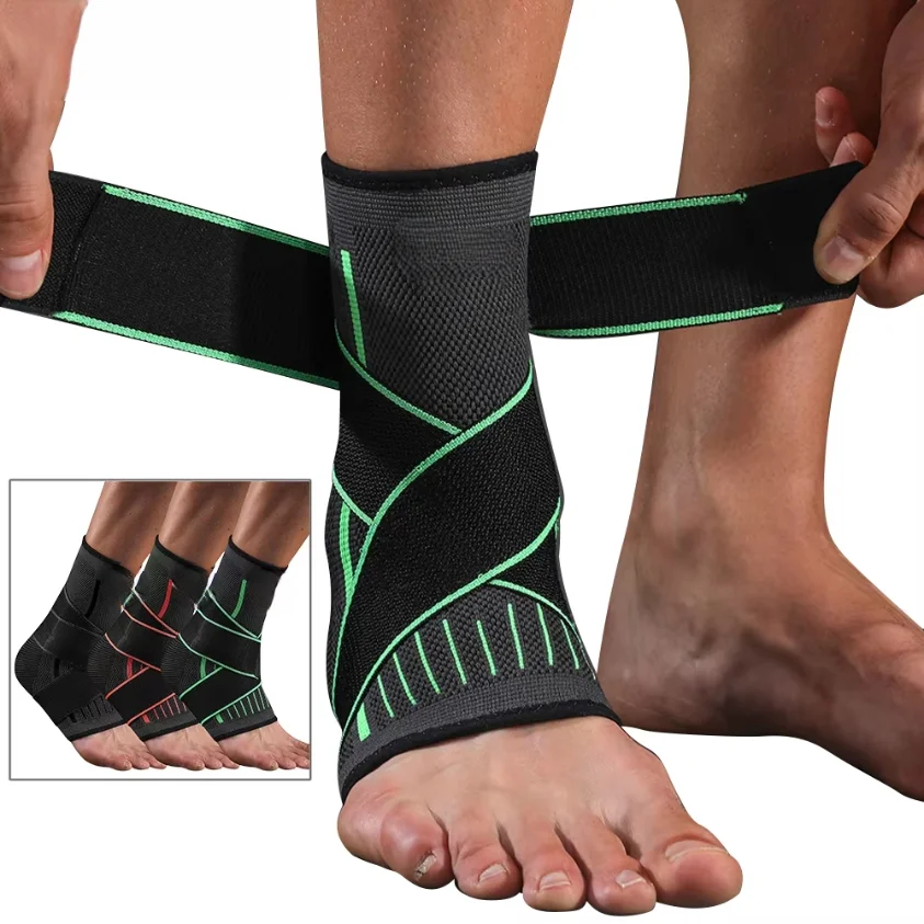Ankle Brace Sock - Attelle de cheville élastique réglable, manchon