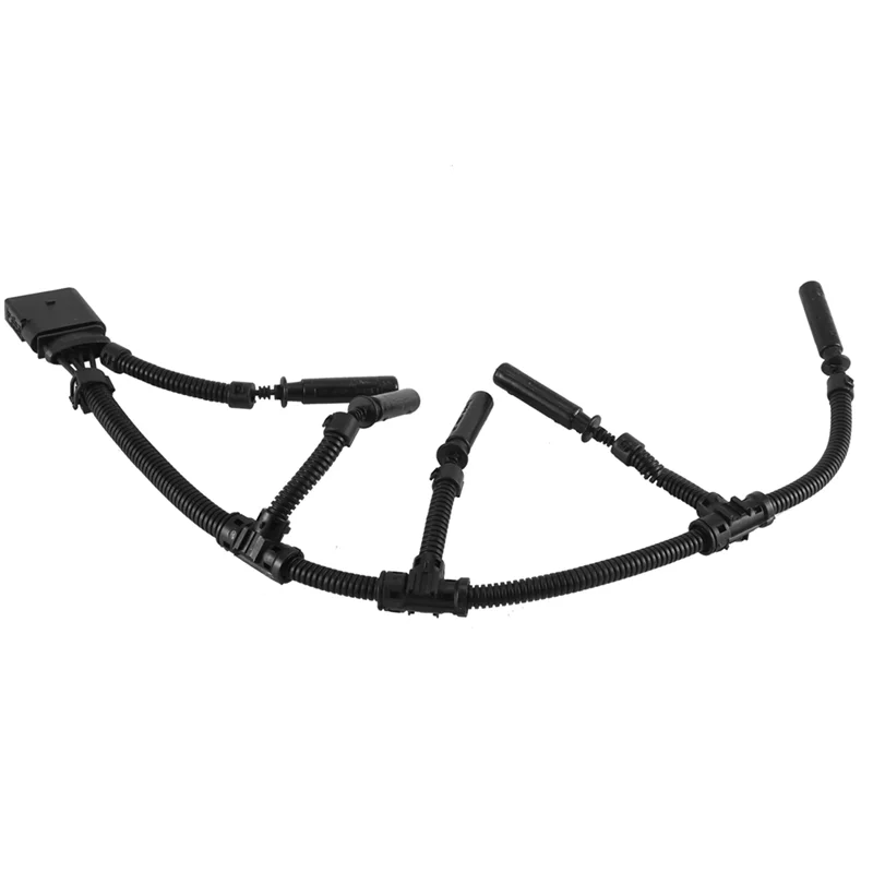 

Reliable 4Pcs Engine Glow Plug Bridge Wiring Harness 070971277B For VW Transporter 2003-2010 2.5 TDI 07Z971277A,074972095B