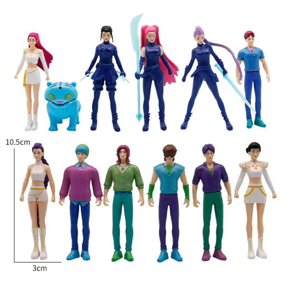 Figurka Demon Hunters Blind Box Anime Kpop 2025 Model Kolekcjonerski Dekoracja na Biurko dla Dzieci Gadżety Prezent