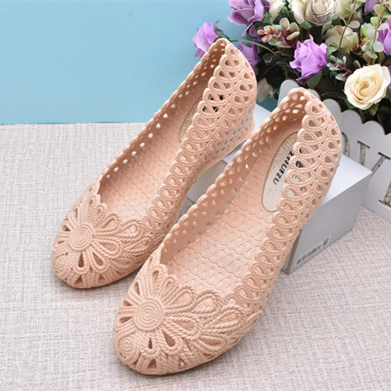 صنادل شاطئ صلبة مجوفة للنساء ، أسافين نسائية ، أحذية منصة ، قباقيب بغال ، سهلة الارتداء ، نعل ناعم ، صيف ، 36-40