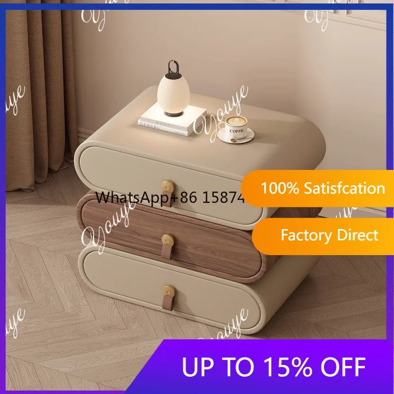 J ZL الأدراج المتنقلة منضدة غرفة نوم توفير المساحة المنظم بسيط السرير الجدول الفاخرة تخزين ميسا دي Cabeceira صالون الأثاث #1