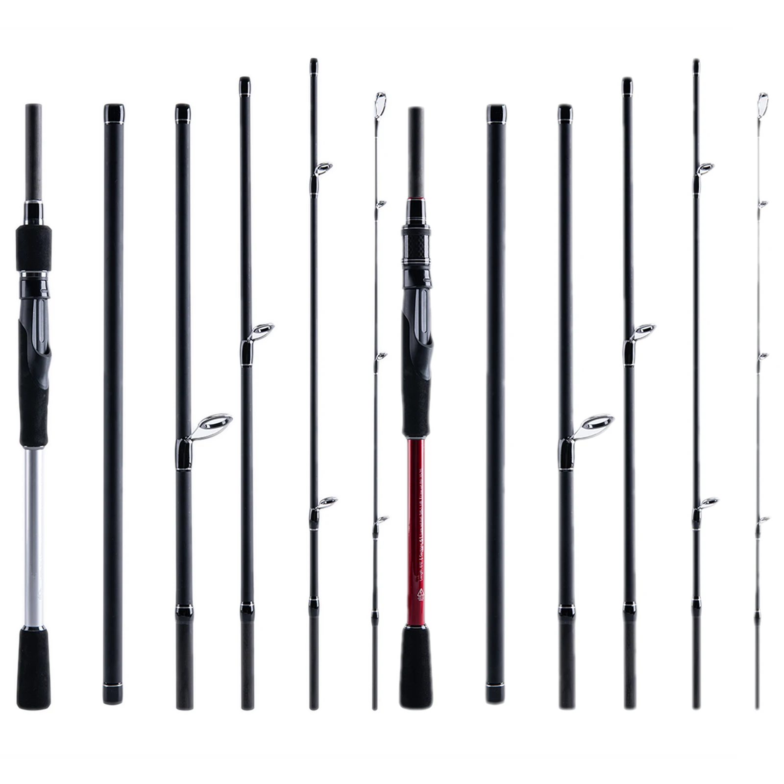 

Goture M/MH Power Spinning Fising Rod 24T Carbon Fiber Carp Rod 1.98M 2.1M 2.4M 2.7M 5/6 Sections Fast Ultralight Bass Lure Pole