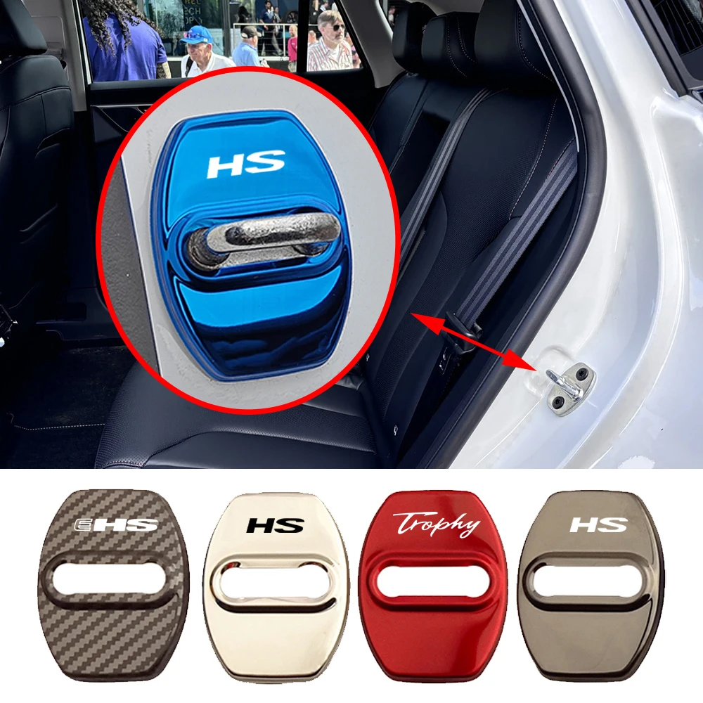 Car Door Lock Cover for MG HS Trophy E-HS Ehs Plug-in Hybrid 2018 2019 2020 2021 2022 2023 2024 2025 Car Door Lock Latch Cover