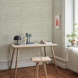 Texture Feel Light Yellow Straw Fabric Wallpaper Retro Simple Wall Decor Furniture Renovation Stickers PVC Waterproof Wallpaper