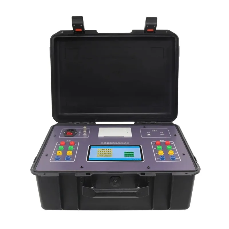 FUZRR ES3080 Three-Channel DC Resistance Tester with Touch Screen Direct-Current Resistance Transformer DC Resistance Tester