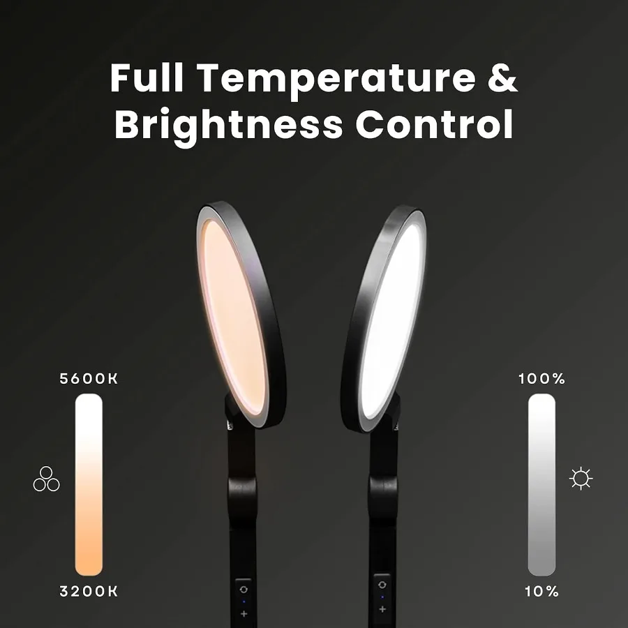 Candeeiro de mesa LED bicolor Edge Light 2.0 - preto