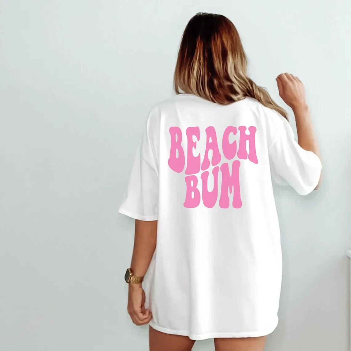 Sugarbaby Beach Bum Cotton T Shirt Vacation Tee Short Sleeved Fashion Women t shirt Beach Tee Trendy t shirt Drop Shipping