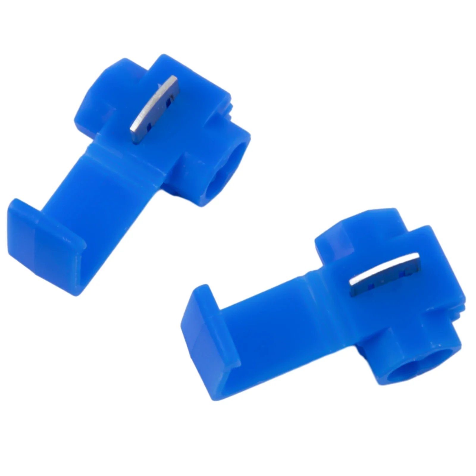 Electrical Splice Terminals Connectors Crimp For AWG 14 -16 Lock Quick Splice 1.5~2.5mm² 100Pcs Cable Common Block