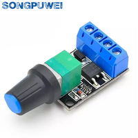 10A 5V 9V 12V DC Motor Speed Control PWM Potentiometer Governor Speed Regulation Board LED Dimming Ultra High Linearity Band