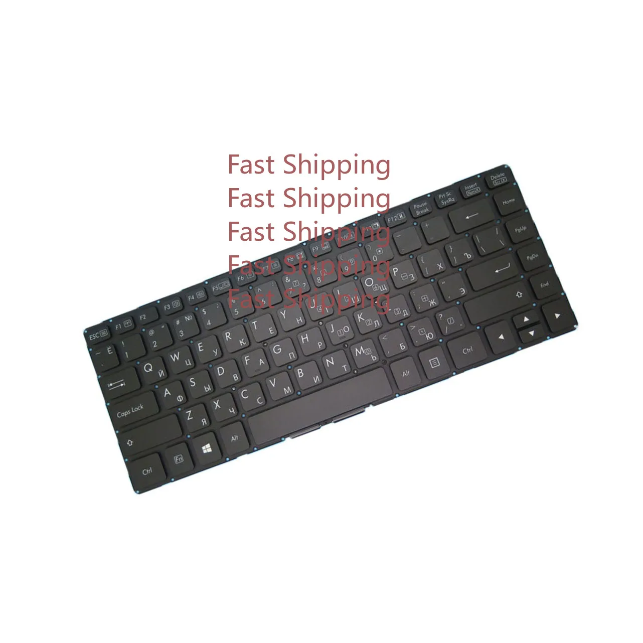 C=For Russian RU Laptop Backlit S410 V138418GS1 Keyboard  GETAC S410 V138418GS1 V00 RU-RO 531090280015