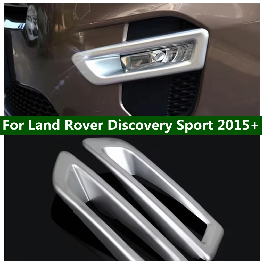 

Front Bumper Fog Light Lamp Bezel Decor Frame Cover Trim For Land Rover Discovery Sport 2015 - 2023 Car ABS Chrome Accessories