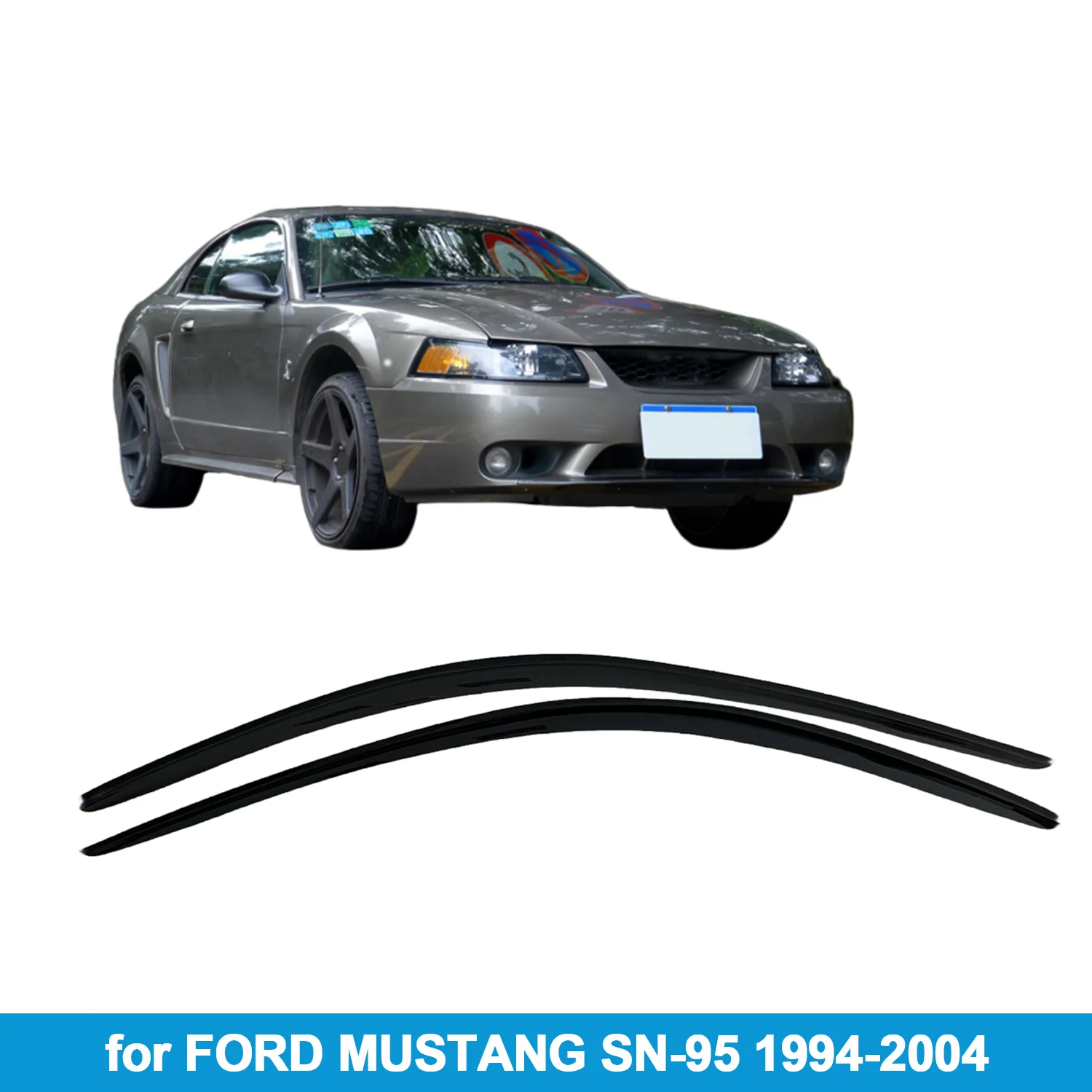 

Оконный козырек для FORD MUSTANG SN-95 1994-2004, защита от дождя, боковой дефлектор, защита от атмосферных воздействий, лента для наружного крепления