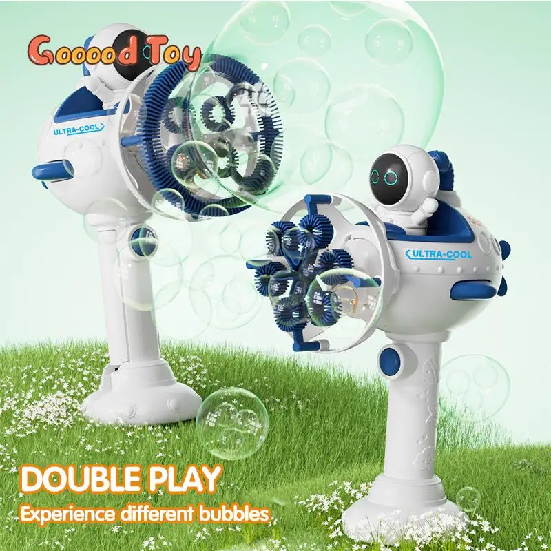 

Fully Automatic Bubble Machine Electric Handheld Bubble Gun Soak Blower Boys Girl Toys Childrens Day Gift Outdoor Party Game Toy