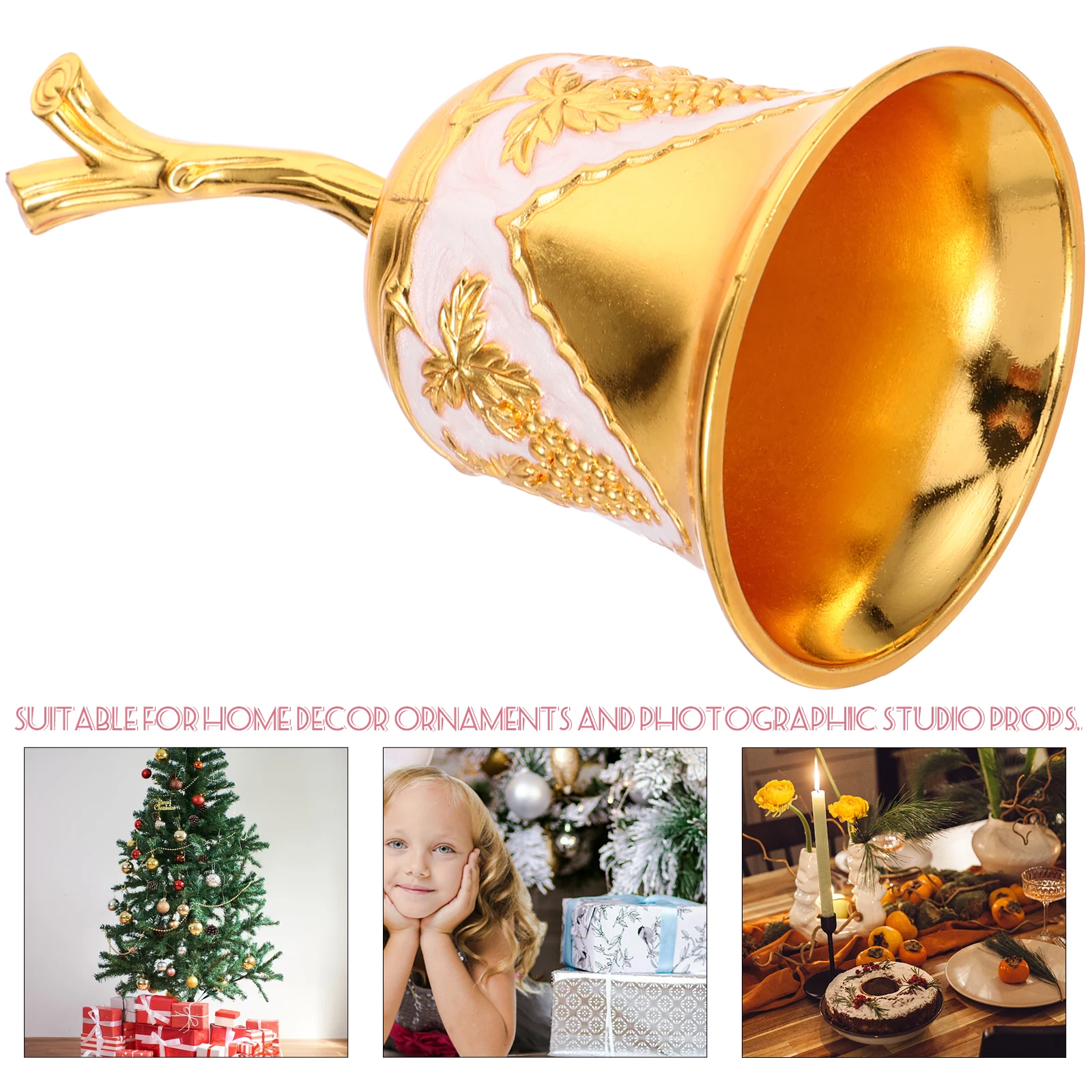 

Copper Bell Ornaments Mini Hand Bells for Adults Rattle The Ringing Small Decorative