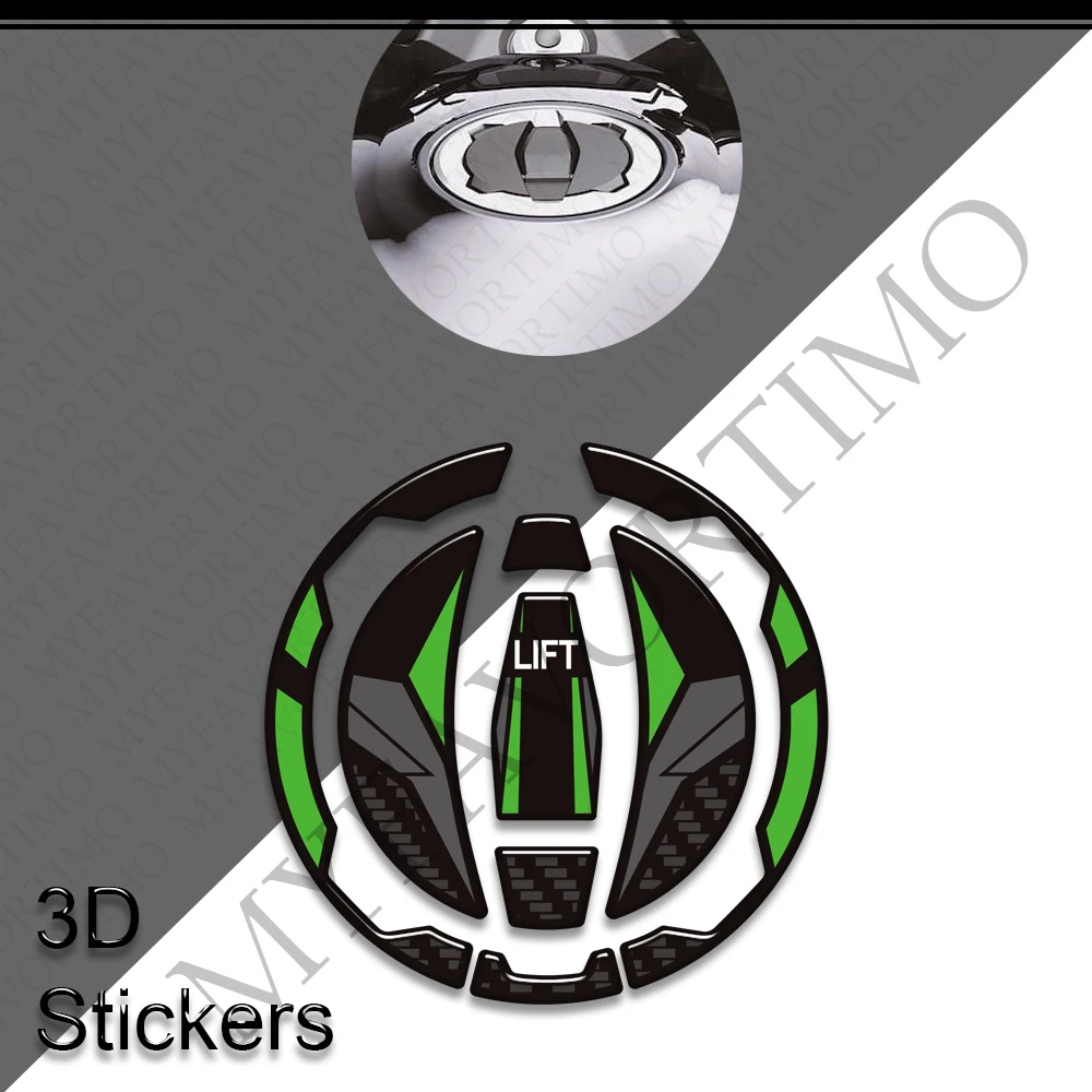 Motorcycle For Kawasaki Ninja 1000 SX 1000SX SE Tank Pad Knee Grip Gas Fuel Oil Cap Protection 3D Stickers Decals Accessories