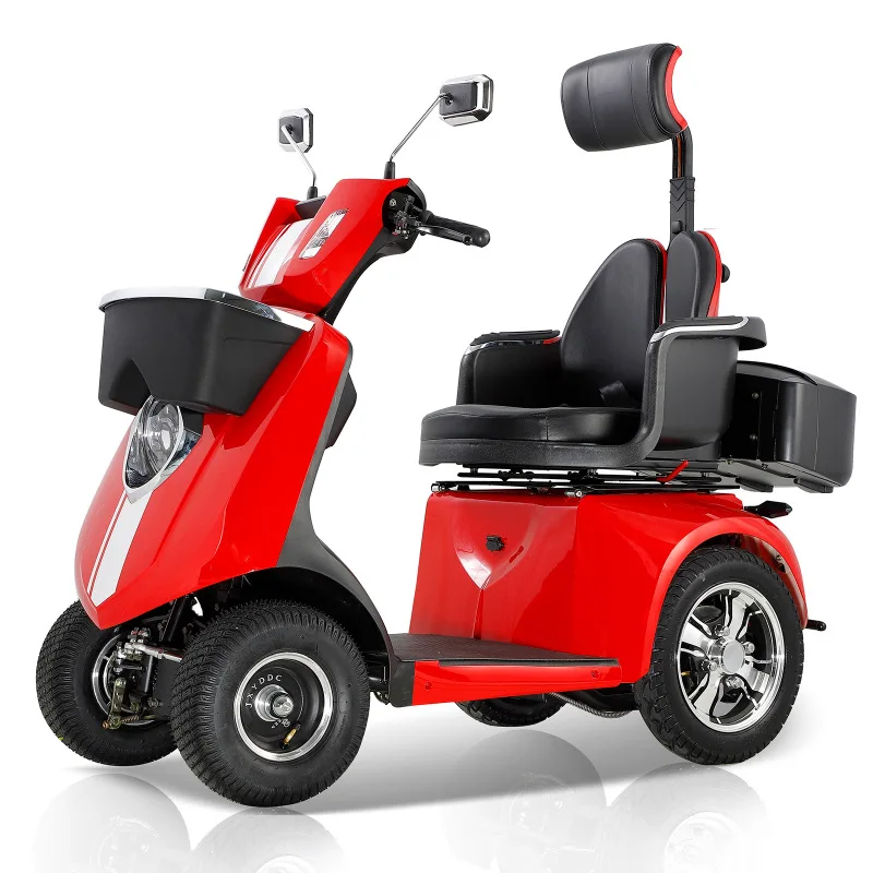 

Electric four-wheel scooter the elderly battery electric vehicle adult household four-wheeler