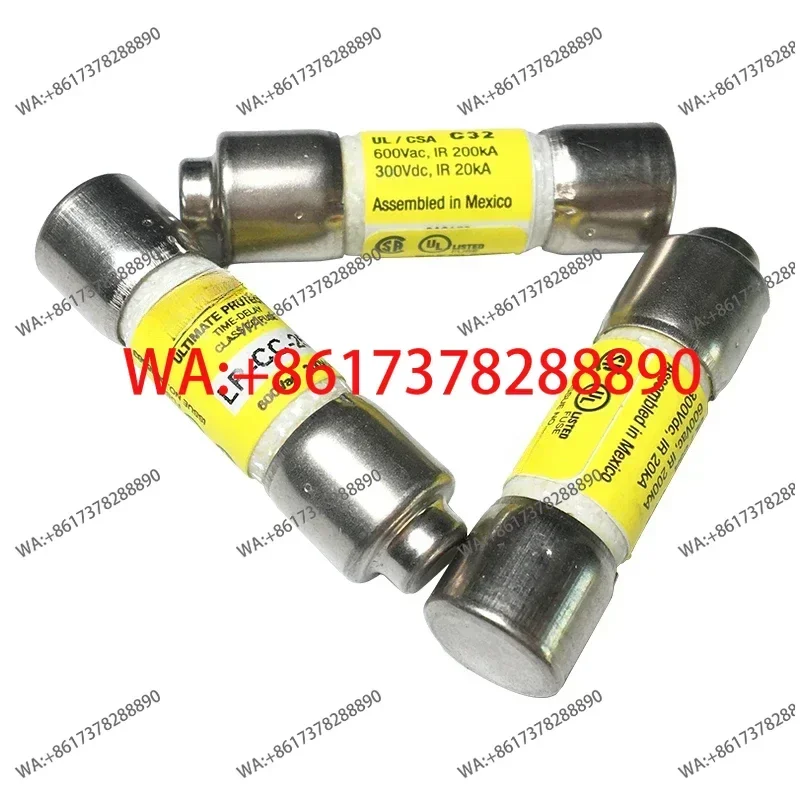 2pcs  LP-CC-1-2-3-4-5-6-7-8-10-12-15-20-25-30 600V  Fuse tube