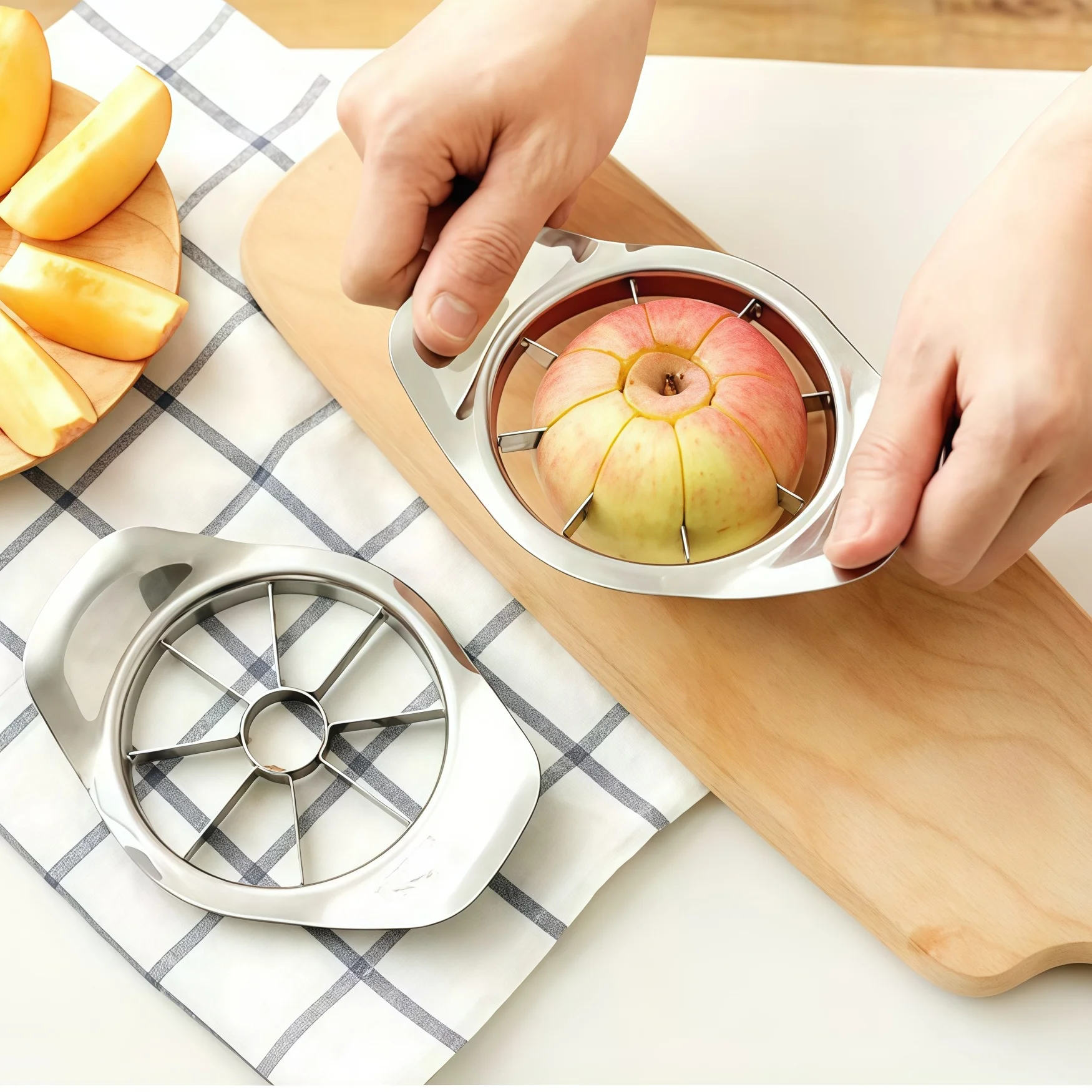 Vegetable Fruit Tools Stainless Steel Comfort Handle Divider Apple Cutter Kitchen Gadgets