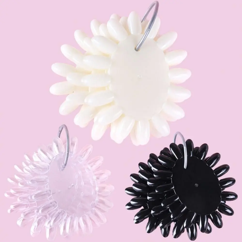 Farbe Form Mit Ring Nail art Polnischen Farbe Karte DIY Display Werkzeug Falsche Nail art Tipps Display Rad Nail art Praxis Display