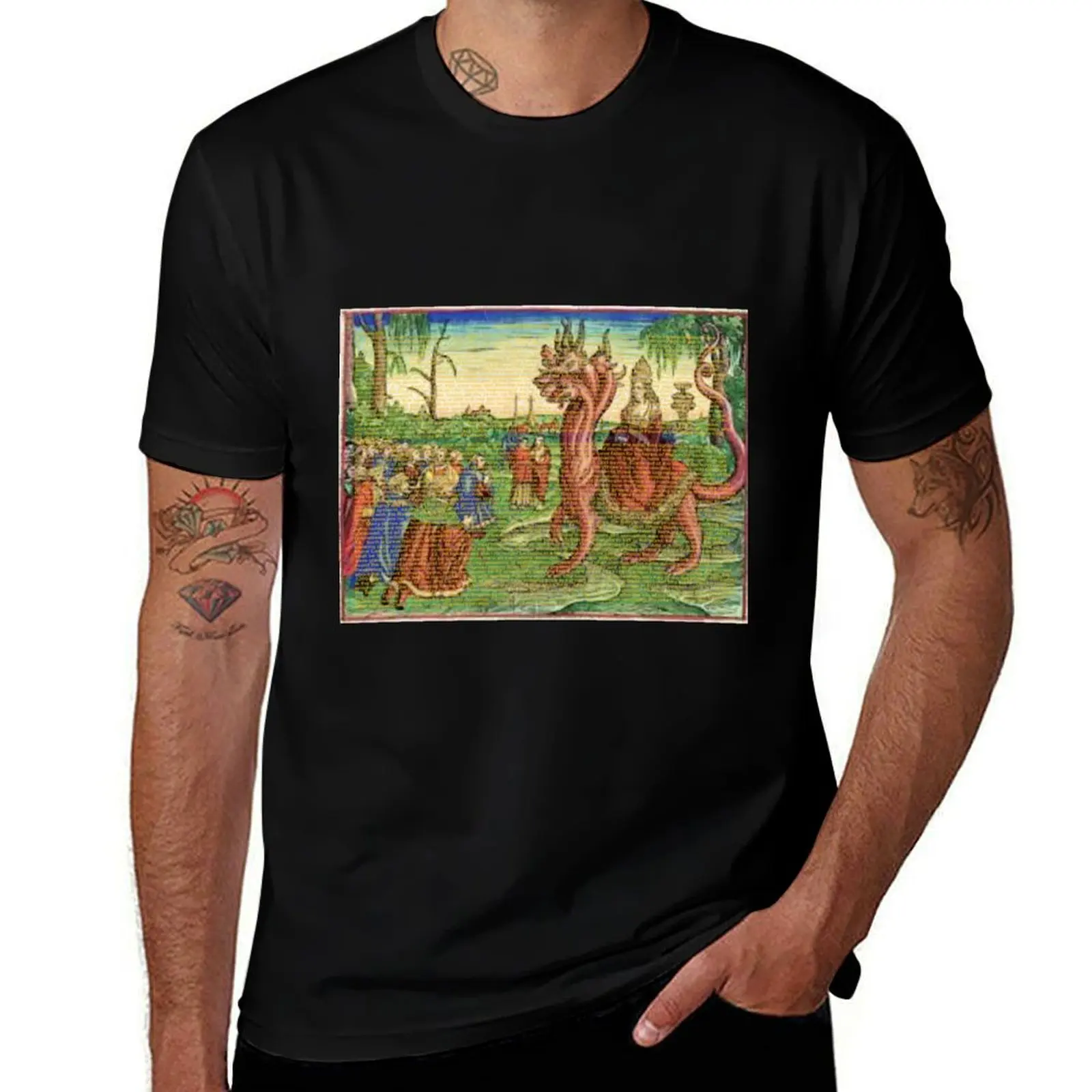 The Mystery Babylon Art T-Shirt Trendy Casual Short Sleeve Shirt T-Shirt