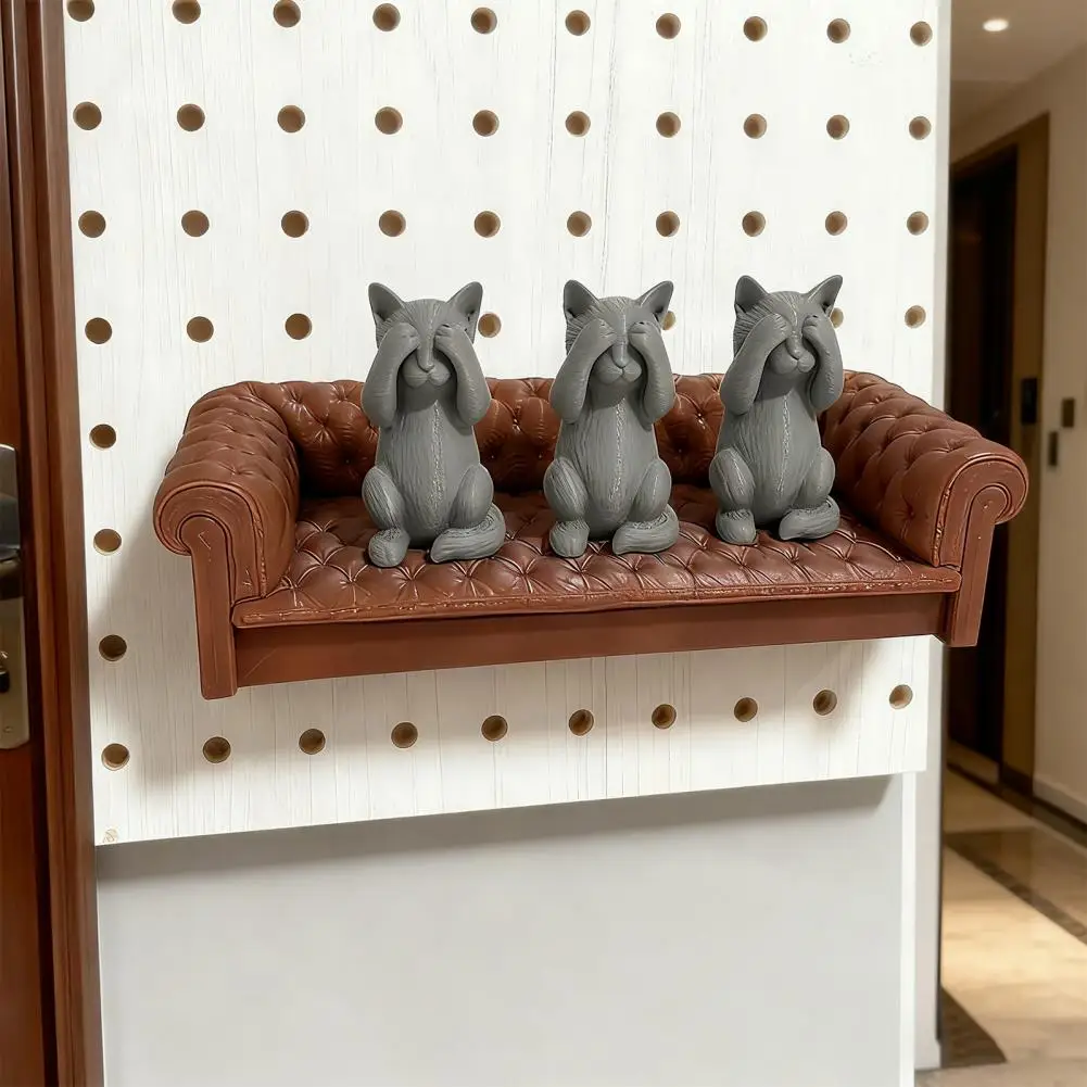 Pegboard Plant Holder Expandable Pegboard Shelf Organizer Wall Decor System Holey Board Storage Rack Craft Garage Workbench