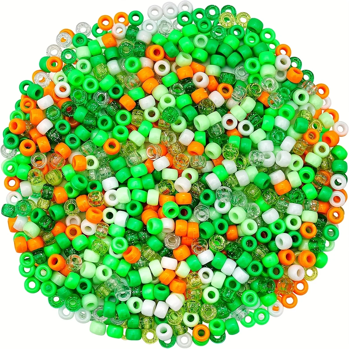 

1000PCS loose small horse beads for St. Patrick's Day, suitable for bracelets, jewelry, keychains, pendants, etc