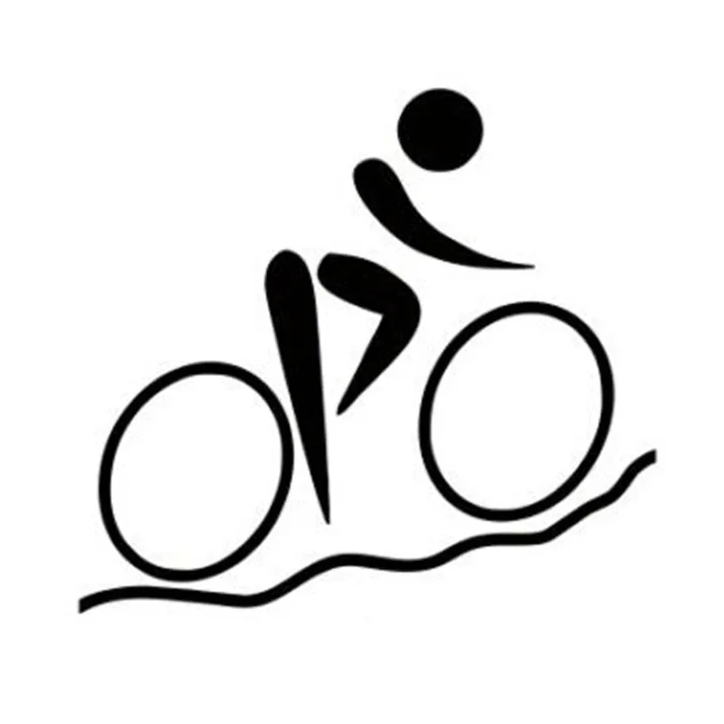 

Car Sticker BICYCLE Car Sticker Decal Motorcycle Sticker Car Styling Accessories Decal Cover Scratch Black/white, 15cm*14cm