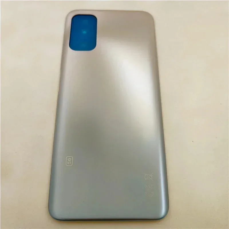 ل Redmi ملاحظة 10 5G M2103K19G الغطاء الخلفي اللوحة الخلفية الإسكان الخلفي الباب مع عدسة الكاميرا استبدال