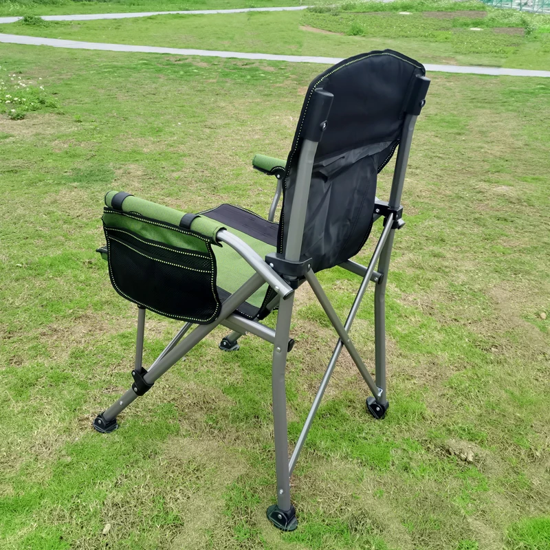For Steel Car Outing Folding Chair Picnic Cup Holder Camping Fishing Folding Chair Travel Chaise Pliante Portable Furniture
