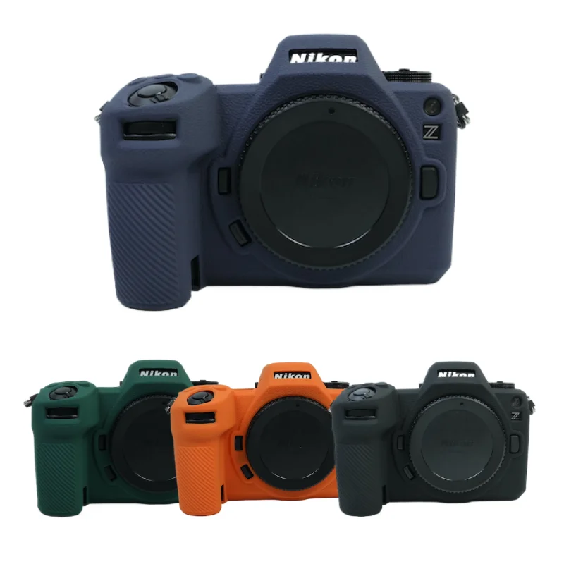 Custodia in pelle per armatura in silicone Z63 per Nikon Z6III Z6 III Custodia protettiva per fotocamera con custodia antiscivolo Design con texture
