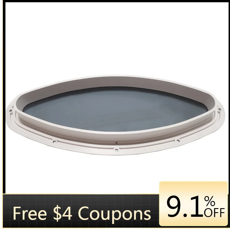 

STLF High Quality MARINE Oval Fixed Porthole Marine Escape Decorative Window Marine Accessories for Yachts and Recreational Veh
