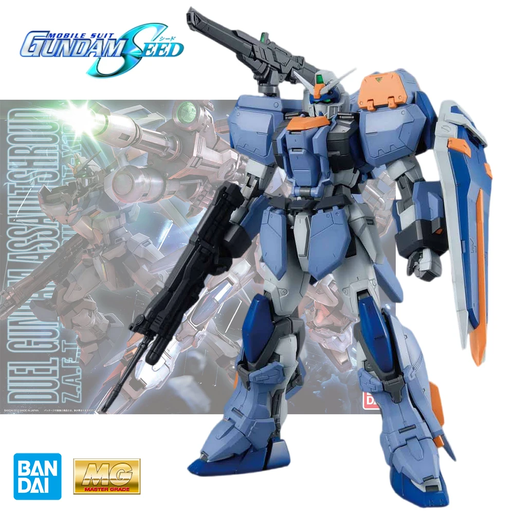 

Bandai Genuine Gundam MG 1/100 GAT-X102 DUEL GUNDAM ASSAUIT SHROUD Anime Action Figure Assembly Toys Model Decorative Toy Gifts