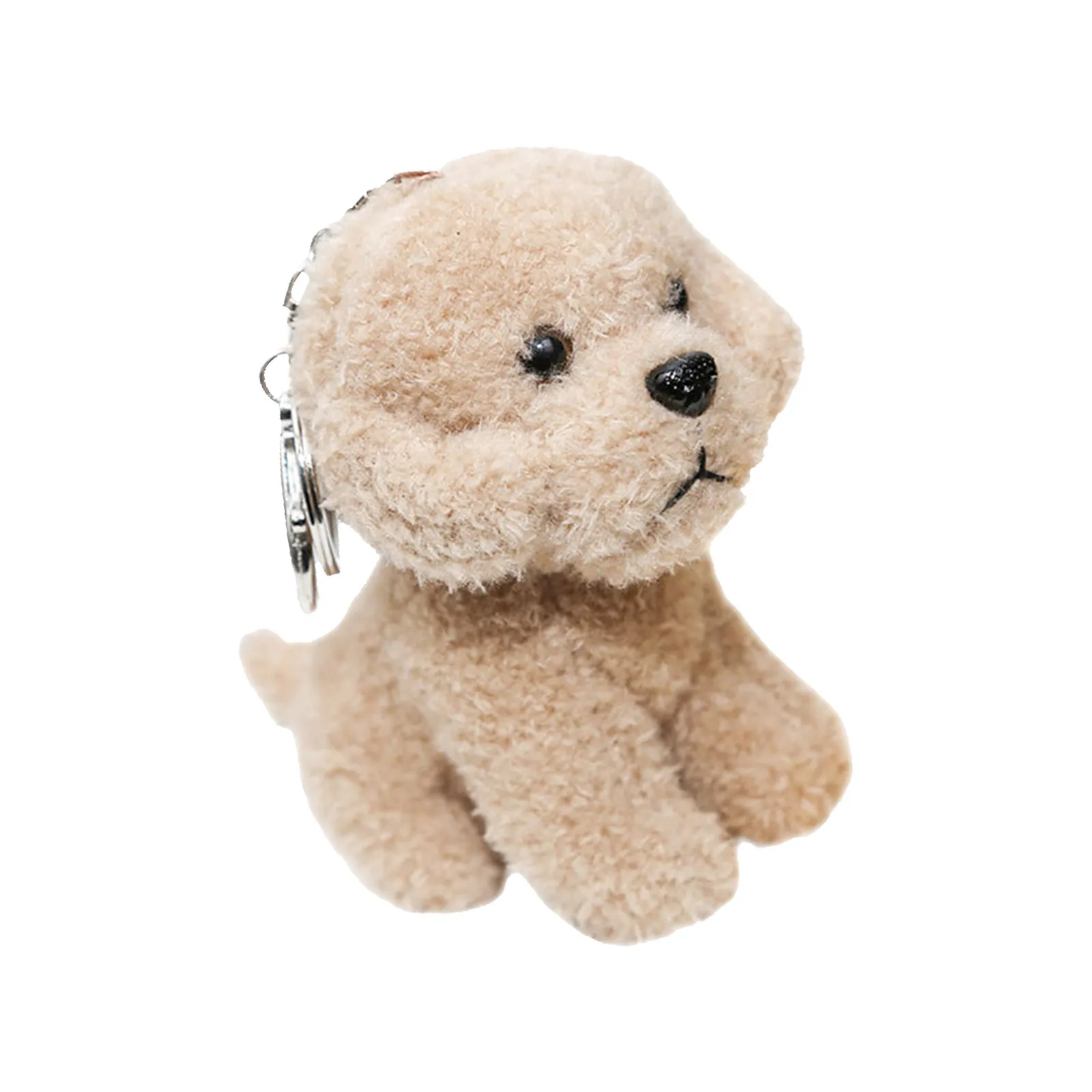 

Мягкая игрушка-брелок в виде собаки: прочный, износостойкий, декоративный подвес для сумки, портативный мультяшный аксессуар
