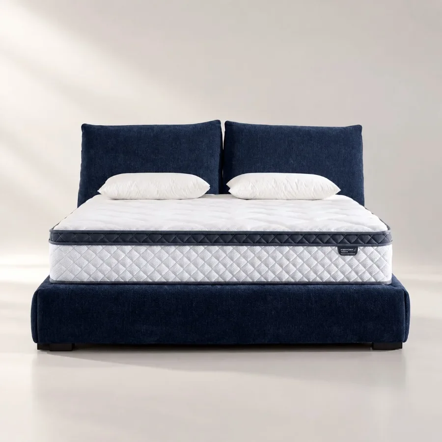 10 Inch Hybrid in a Box, Pocket Spring Memory Foam, Medium Firm for Pressure Relief, Fiberglass Free, Motio