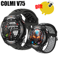 Band For COLMI V75 Smart Watch Strap Silicone Breathable Sports belt Women men Screen Protector Film