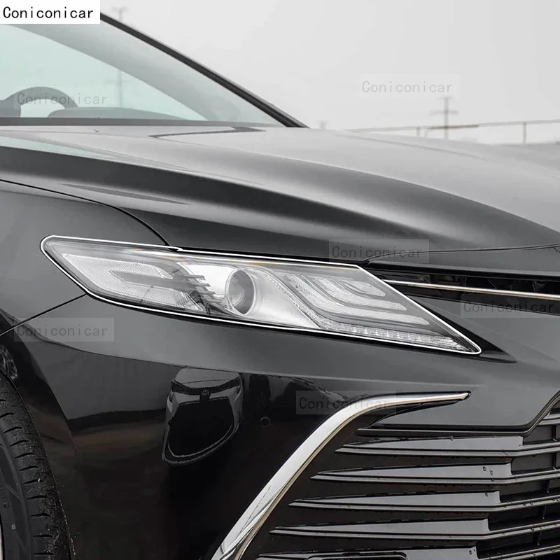 طبقة رقيقة واقية ملصقات بولي يوريثان لتويوتا كامري 2018-2023 سيارة العلوي شفافة سوداء إصلاح المضادة للخدش اكسسوارات PPF