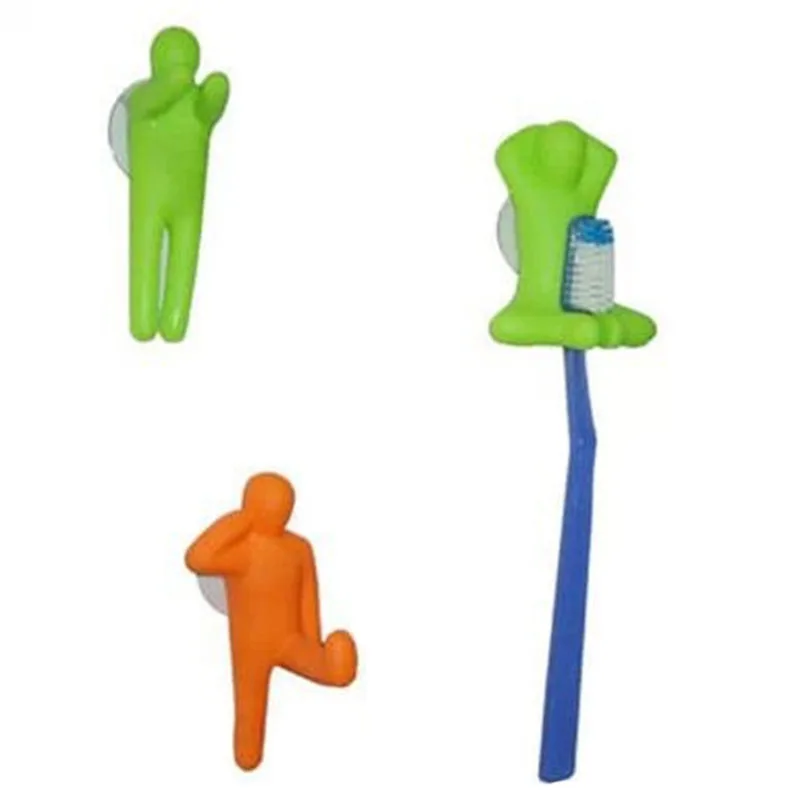 Towel Holder Suction Cup Hook Bathroom Toothbrush Holder Gymnastics Boy Toothbrush Holder Kitchen Creative Home Supplies