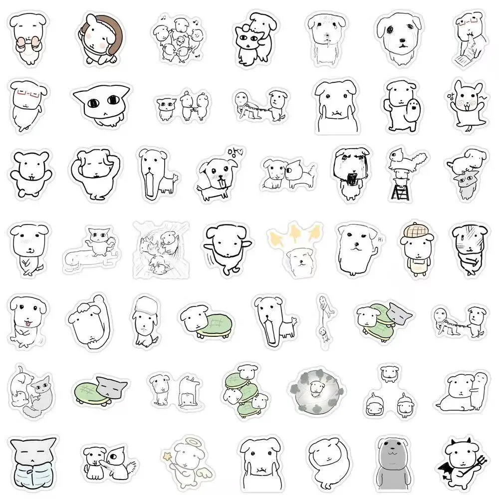 100Pcs New Ganadi Cartoon Graffiti Stickers for DIY Personalized Decorations on Fridge Skateboard And More
