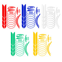 1 Set Reflective Night Safety Sticker For Xiaomi M365/PRO/PRO 2/Mi3 Warning Cover Wheel Decals Reflective Tire Applique Tape