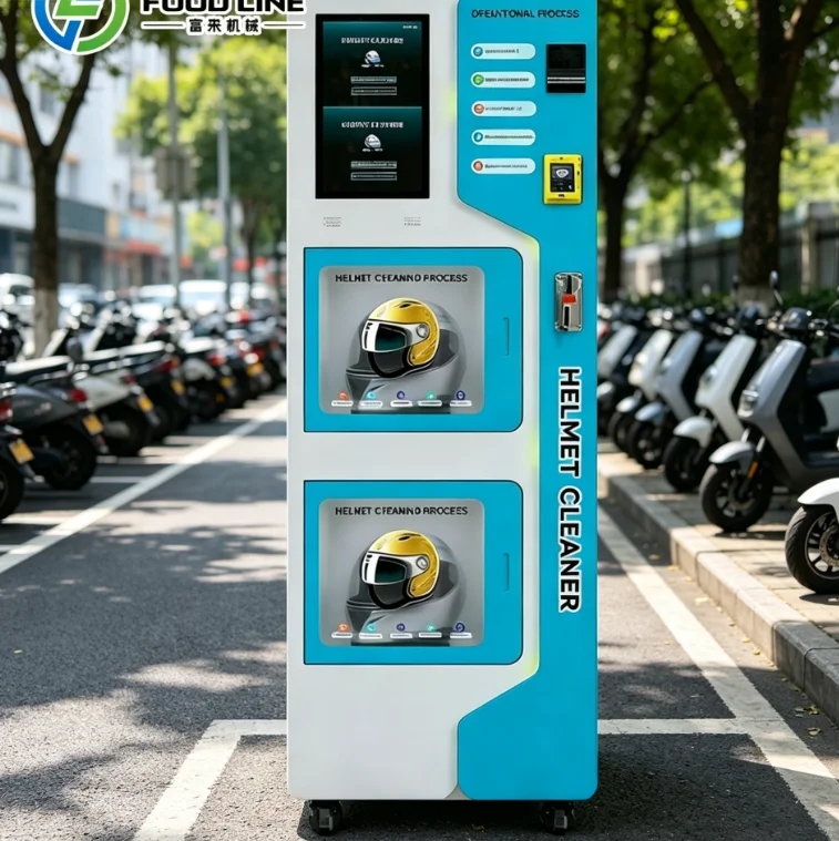 Intelligent Self Check Helmet Cleaning Vending Machine for Scenic Parking Helmet Cleaning Vending Machine