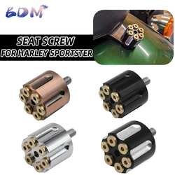 Motorcycle Accessories M6 Seat Bolt Tab Screw Nut For Harley Touring Road King Street Glide Softail Dyna Sportster XL Street Bob