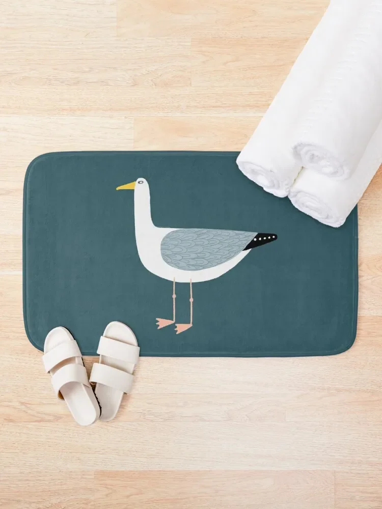 Seagull Standing Bath Mat Rugs Baths Toilet Accessories Bathroom Living Room Rugs Anti-Slip Shower Mat