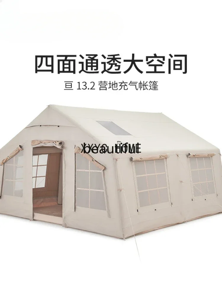 

Палатка Naturehike 2022 Air 13,2 надувная для кемпинга на открытом воздухе, большая для 3-4 человек, палатка для кемпинга, большая роскошная вилла, семейная палатка