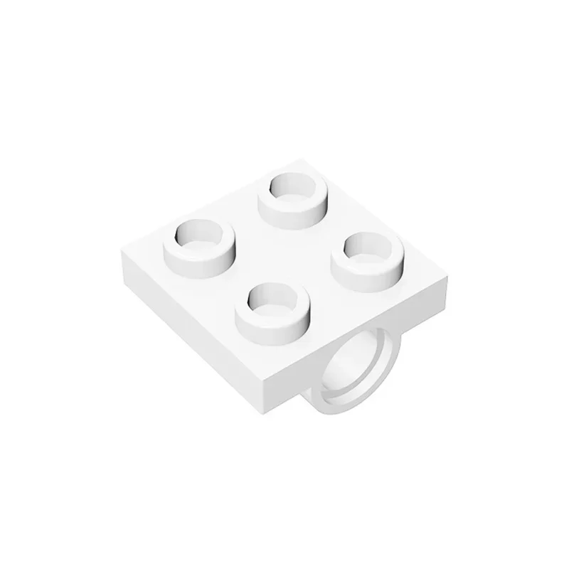 MOC 10PCS Part Bricks 2817 Modified Plate 2x2 Pin Holes Building Blocks Puzzle Particle Toy Children Birthday Gifts Dropshipping