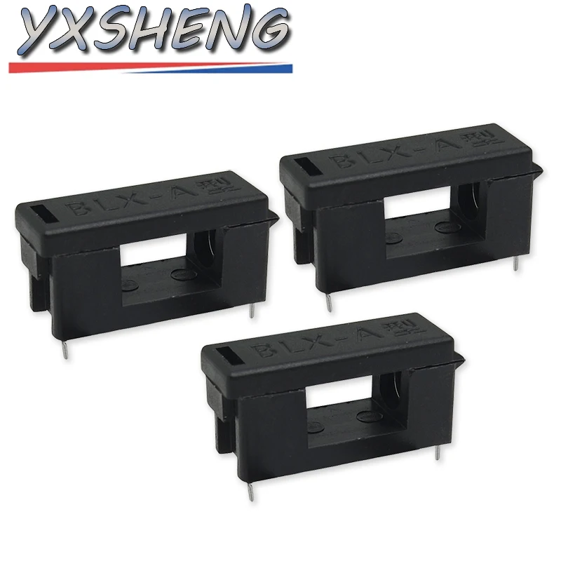 20/50PCS BLX-A Type 5*20mm Fuse Seat Fuse Pipe Fuse Holder 5x20 Fuse Seat