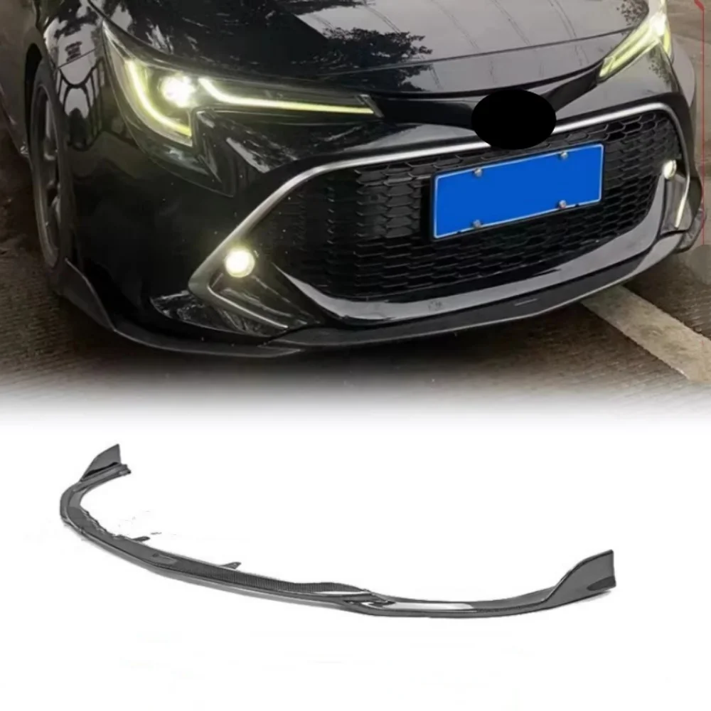 

Carbon Fiber Car Front Lip Shovel Trim Strip Assembly For Toyota Corolla hatchback style Modified New Style Auto Accessories
