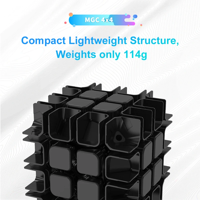 YJ YongJun MGC 4x4x4 Cubo Mágico Magnético 4x4 Quebra-cabeça de Velocidade Profissional Brinquedos Infantis 4 × 4 Speedcube Magico Cubo para Competição