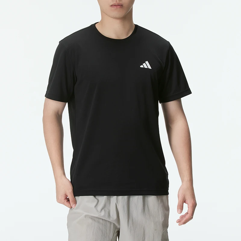 

Adidas Short-Sleeved T-Shirt Men's Casual Sportswear Loose Round Neck Fitness Training Breathable Half-Sleeve Hr8727