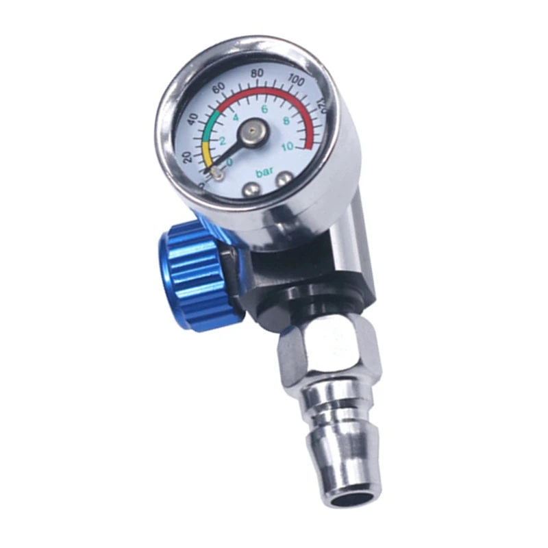 A2UD Air Pressure Regulator 1/4”  Paint Gun-Pressure Regulator Pressure Easy Use