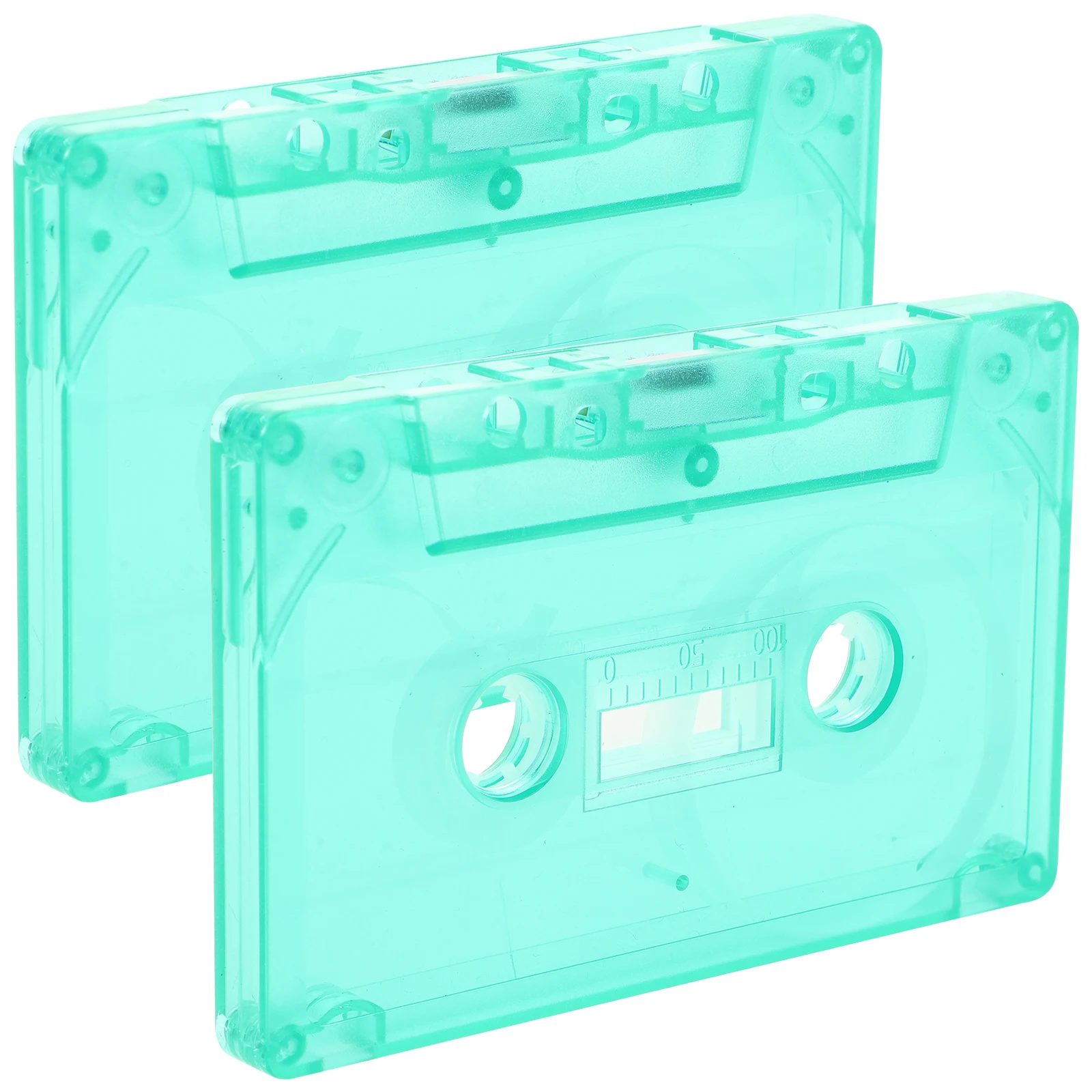 

2Pcs Blank Cassette Tape Colorful Retro Handcraft Decoration for Office Study Living Room Empty Cassette Blank Cassettes